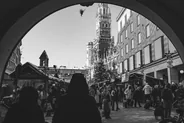 Le Viktualienmarkt, Munich, Allemagne