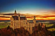Château de Neuschwanstein, Neuschwanstein et les Alpes, Allemagne