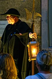 La tournée du veilleur de nuit, Rothenburg ob der Tauber, Allemagne
