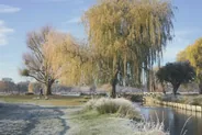 Prairies de Grantchester à pied, Cambridge, Angleterre