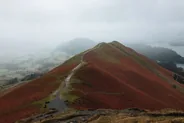 Randonnée à Catbells au-dessus de Derwentwater, Lake District, Angleterre