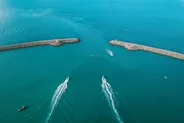 Village d'Airlie Beach et marina, Whitsundays, Australie
