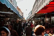 Naschmarkt, le grand marché de Vienne, Vienne, Autriche