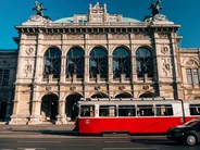 Ring, Opéra et le centre à pied, Vienne, Autriche