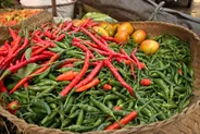 Marché de Ubud au lever du jour, Ubud, Bali