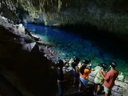 Grotte de Poço Encantado, Chapada Diamantina, Brésil