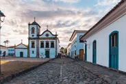 Fort de Tapirandu et le coucher de soleil, Morro de São Paulo, Brésil