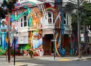Mission District et ses fresques, San Francisco, Californie