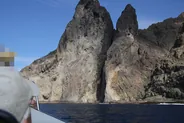 Los Órganos en bateau, La Gomera, Canaries