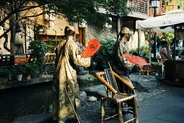 Rue Jinli et maisons de thé, Chengdu, Chine
