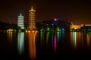 Croisière de nuit des Deux Rivières et Quatre Lacs, Guilin et Yangshuo, Chine