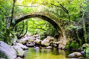 Gorges de la Spelunca et le pont de Zaglia, Porto, Piana et Scandola, Corse