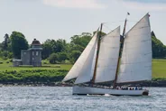 Port, goélettes et musée de la voile, Newport, Côte Est américaine
