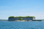 Îles de Casco Bay en ferry postal, Portland, Côte Est américaine