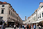 Vieille ville, Stradun et pharmacie franciscaine, Dubrovnik, Croatie