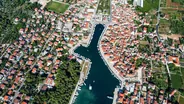 Plaine de Stari Grad, cadastre grec intact, Hvar, Croatie