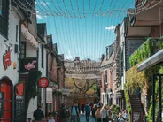 Marché des Barras et fresques murales, Glasgow, Écosse