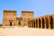 Temple de Philae sur son île, Assouan, Égypte