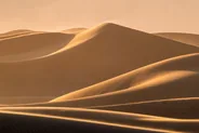 Dunes du Grand Erg au coucher du soleil, Désert Blanc et Bahariya, Égypte