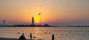 Corniche et plage publique, Abu Dhabi, Émirats arabes unis