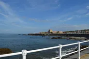 Plage de San Lorenzo, à Gijón, Oviedo et Gijón, Espagne du Nord