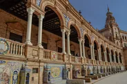 Place d'Espagne et parc María Luisa, Séville, Espagne classique