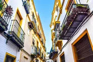 Quartier de Santa Cruz et les jardins de Murillo, Séville, Espagne classique