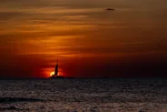 Coucher de soleil à Mallory Square, Key West, Floride