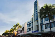 Quartier art déco d'Ocean Drive, Miami, Floride