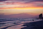 Coucher de soleil sur la côte du golfe, Sarasota et St. Petersburg, Floride
