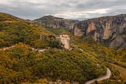 Deux monastères perchés, Météores, Grèce