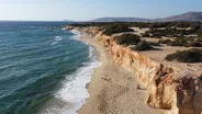 Plages de Plaka et d'Agios Prokopios, Naxos, Grèce