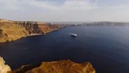 Plages volcaniques rouge et noire, Santorin, Grèce