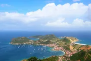 Baie de Terre-de-Haut et le bourg, Les Saintes, Guadeloupe