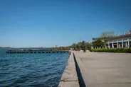Balatonfüred, la promenade Tagore et les bains, Balaton, Hongrie
