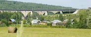 Le pont à neuf arches et la csárda, Hortobágy, Hongrie