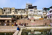Les ghats du lac sacré, Pushkar, Inde du Nord