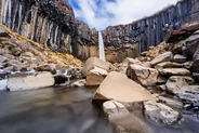 Canyon de Fjaðrárgljúfur et Svartifoss, Skaftafell et Jökulsárlón, Islande