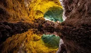 Grotte de lave de Vatnshellir, Snæfellsnes, Islande
