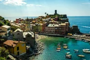 Vernazza au crépuscule, Cinque Terre, Italie classique