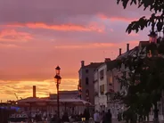 Coucher de soleil sur l'Aventin, Rome, Italie classique
