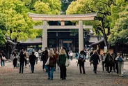 Sanctuaire Meiji et parc Yoyogi, Tokyo, Japon classique