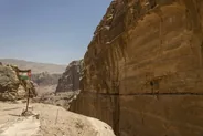 Panorama du canyon du Mujib depuis la route des Rois, Mer Morte, Jordanie