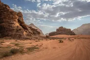 Canyon de Khazali et ses pétroglyphes, Wadi Rum, Jordanie