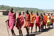 Soirée dans un campement massaï, Masai Mara, Kenya