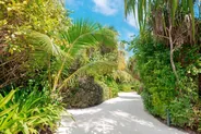 Sentier de l'île, d'un bout à l'autre, Dhigurah, Maldives