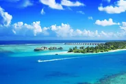 Journée dans l'île-hôtel voisine, Rasdhoo, Maldives