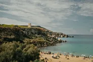 Plage de Għajn Tuffieħa, Mellieħa, le Nord et Comino, Malte