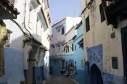 Ruelles bleues au petit matin, Chefchaouen, Maroc