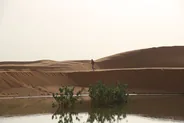 Lever de soleil sur les dunes, Merzouga, Maroc